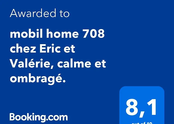 Mobil Home 708 Chez Eric Et Valerie, Calme Et Ombrage.
